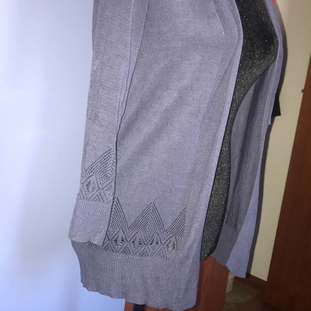 Loft Pointelle Open Cardigan - image 3